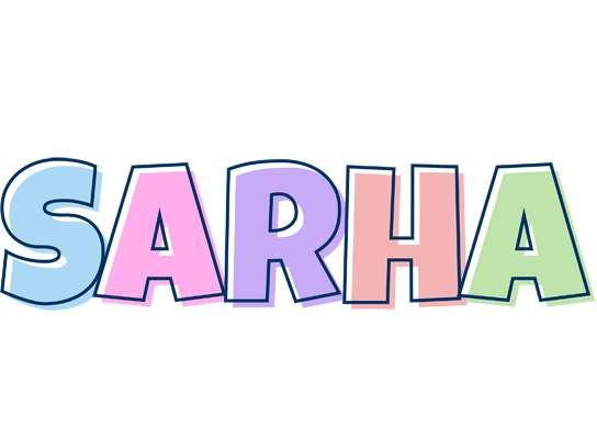 Sarha pastel logo