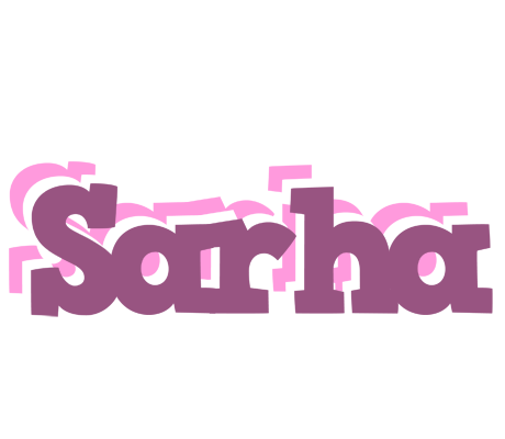 Sarha relaxing logo