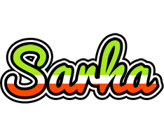 Sarha superfun logo