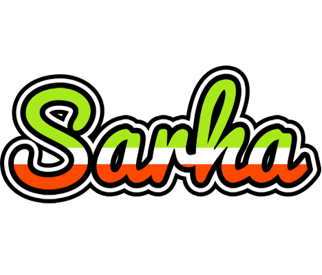 Sarha superfun logo