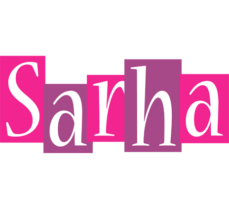 Sarha whine logo
