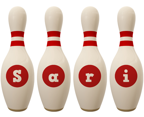 Sari bowling-pin logo