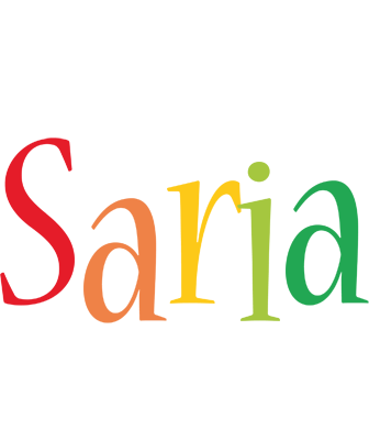 Saria birthday logo