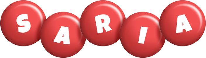 Saria candy-red logo