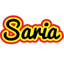 Saria flaming logo