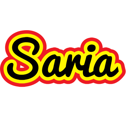 Saria flaming logo