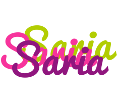 Saria flowers logo