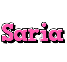 Saria girlish logo