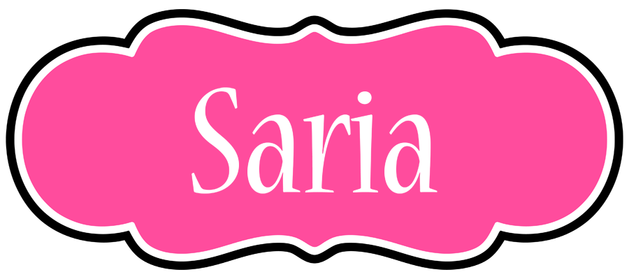 Saria invitation logo