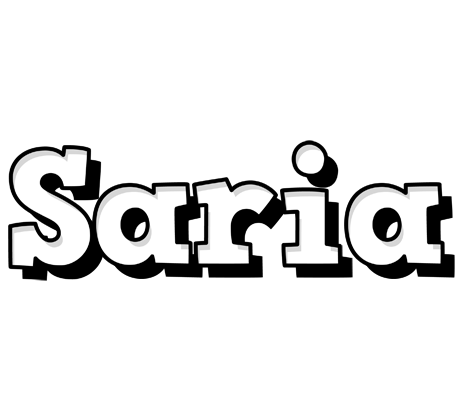 Saria snowing logo