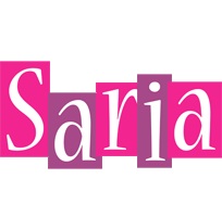 Saria whine logo