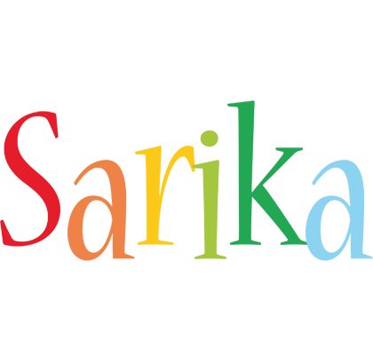 Sarika birthday logo