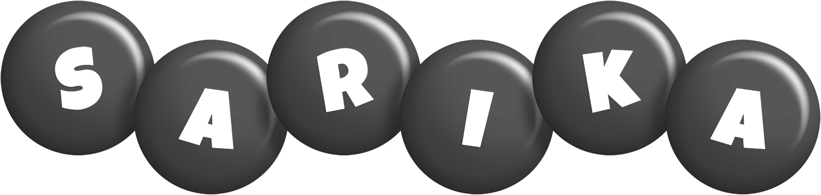 Sarika candy-black logo