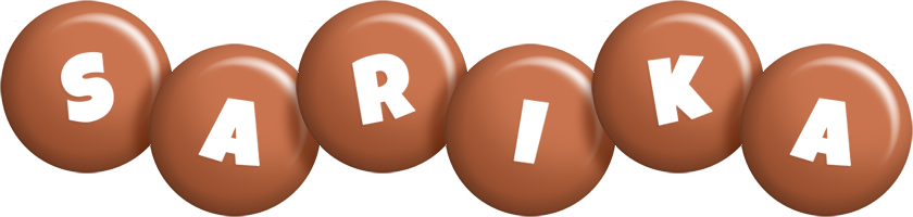 Sarika candy-brown logo