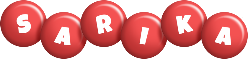 Sarika candy-red logo