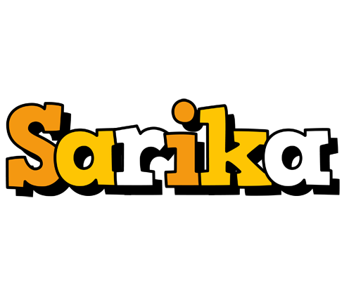 Sarika cartoon logo