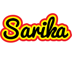 Sarika flaming logo