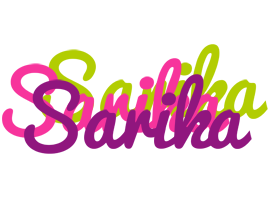 Sarika flowers logo