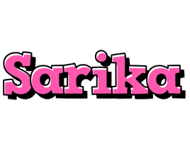 Sarika girlish logo