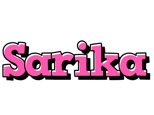 Sarika girlish logo