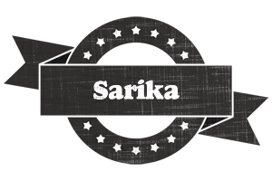 Sarika grunge logo