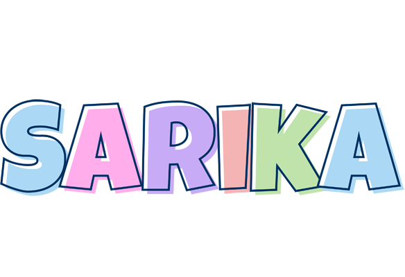 Sarika pastel logo