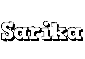 Sarika snowing logo