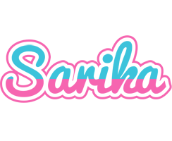 Sarika woman logo