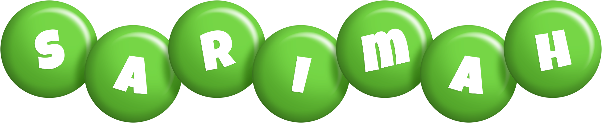 Sarimah candy-green logo