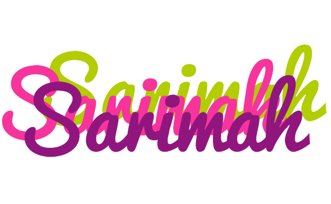 Sarimah flowers logo