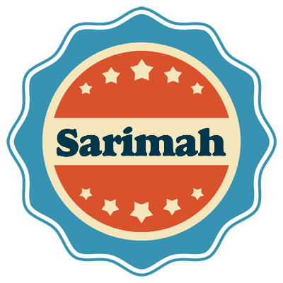 Sarimah labels logo