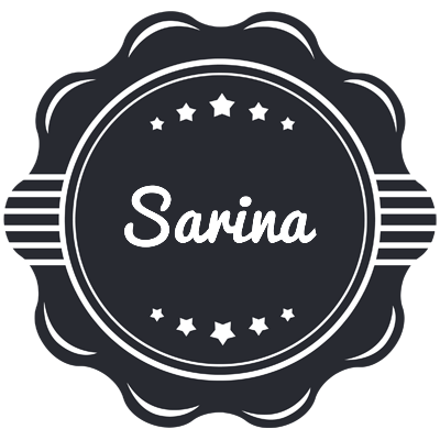 Sarina badge logo