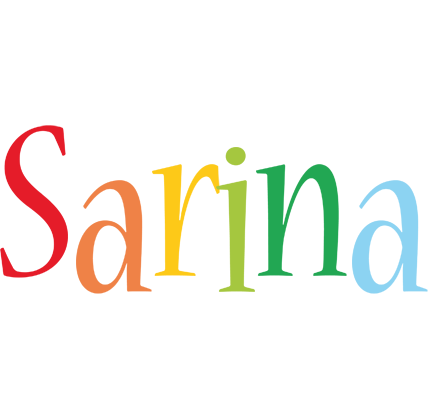Sarina birthday logo