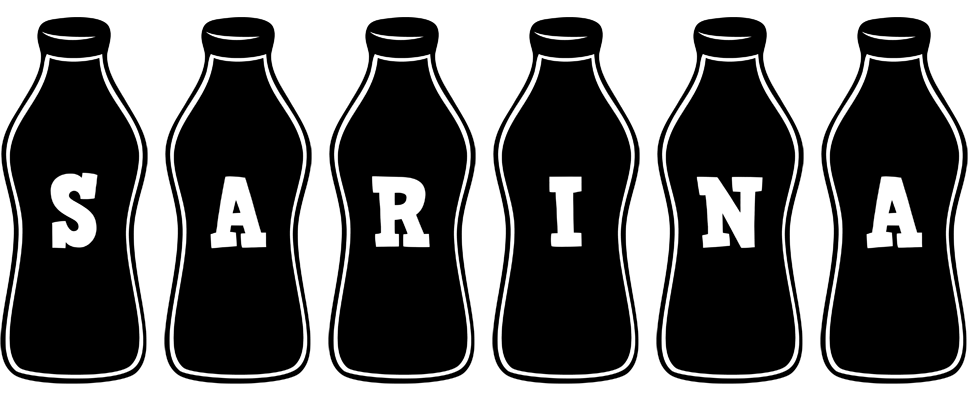 Sarina bottle logo