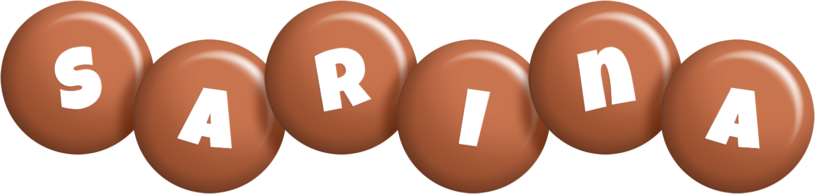 Sarina candy-brown logo