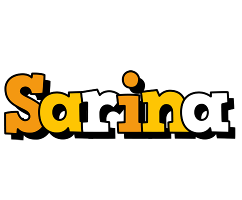Sarina cartoon logo