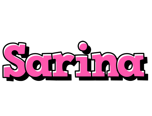 Sarina girlish logo