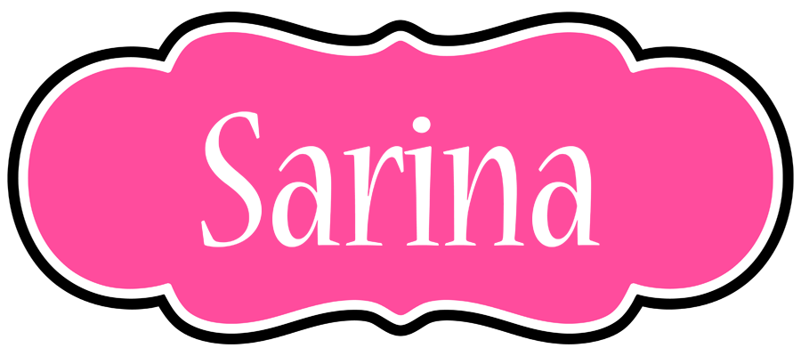 Sarina invitation logo