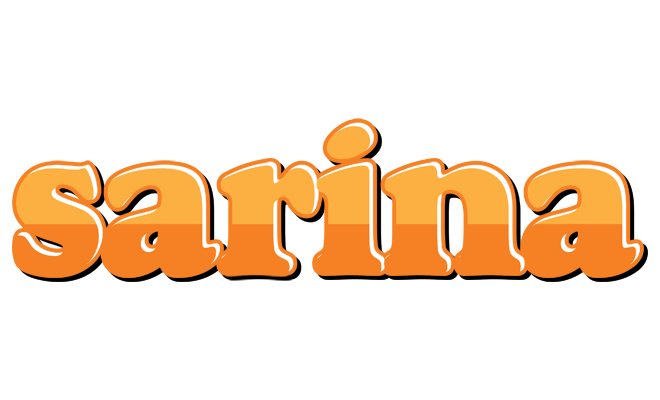 Sarina orange logo