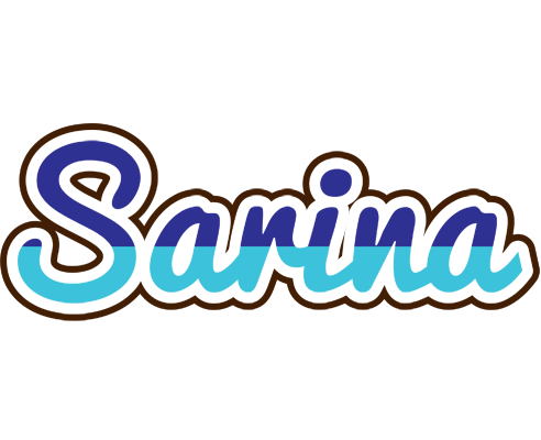 Sarina raining logo
