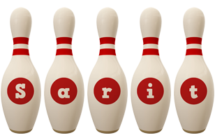 Sarit bowling-pin logo