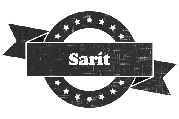 Sarit grunge logo