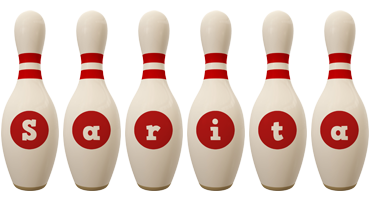 Sarita bowling-pin logo