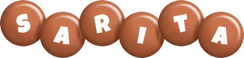 Sarita candy-brown logo