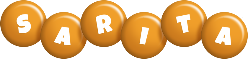 Sarita candy-orange logo