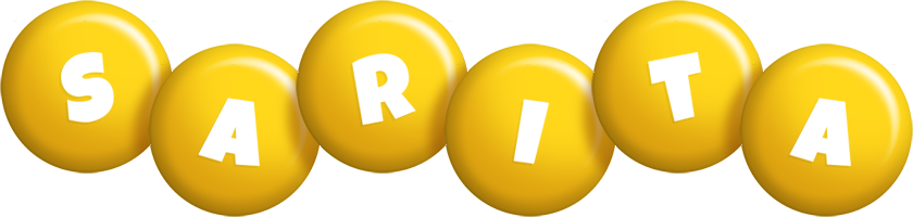 Sarita candy-yellow logo