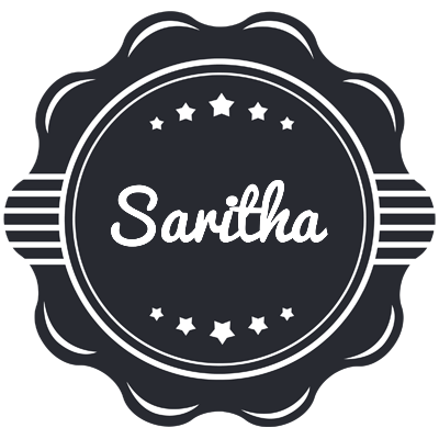 Saritha badge logo