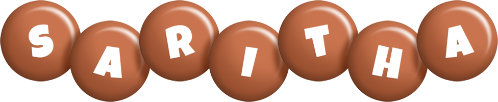 Saritha candy-brown logo