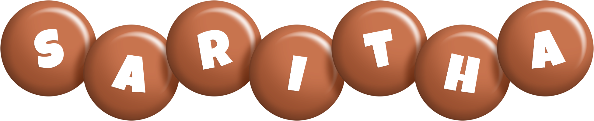 Saritha candy-brown logo