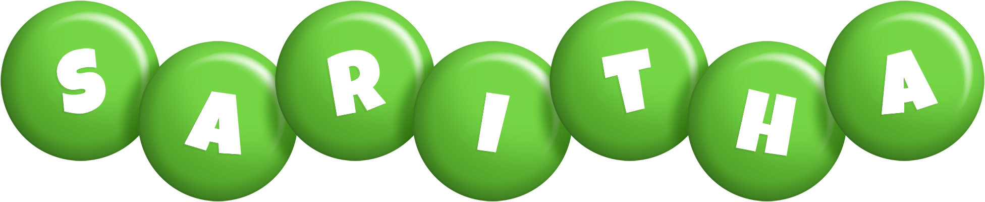 Saritha candy-green logo